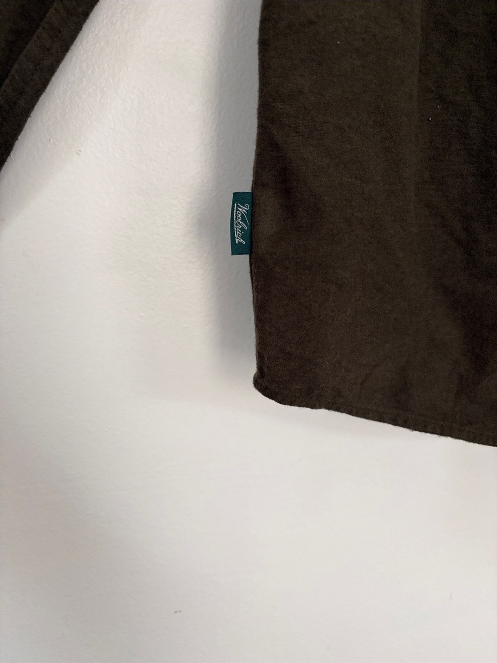Woolrich Olive Green flannel Shirt - The Green Label - Picture 4 of 5